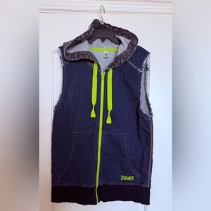 Zumba Fitness Vest with Neon Green Highlights